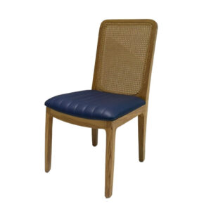 wood wicker chair